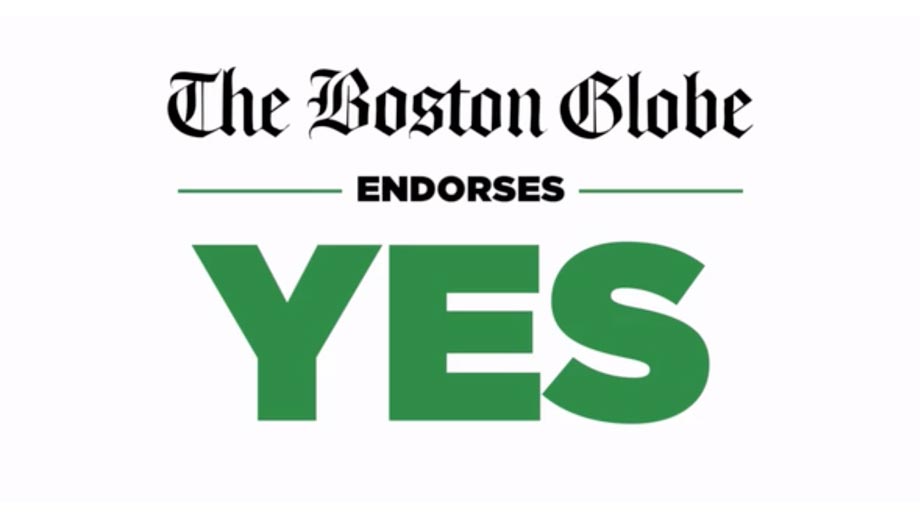 Boston Globe Endorsement